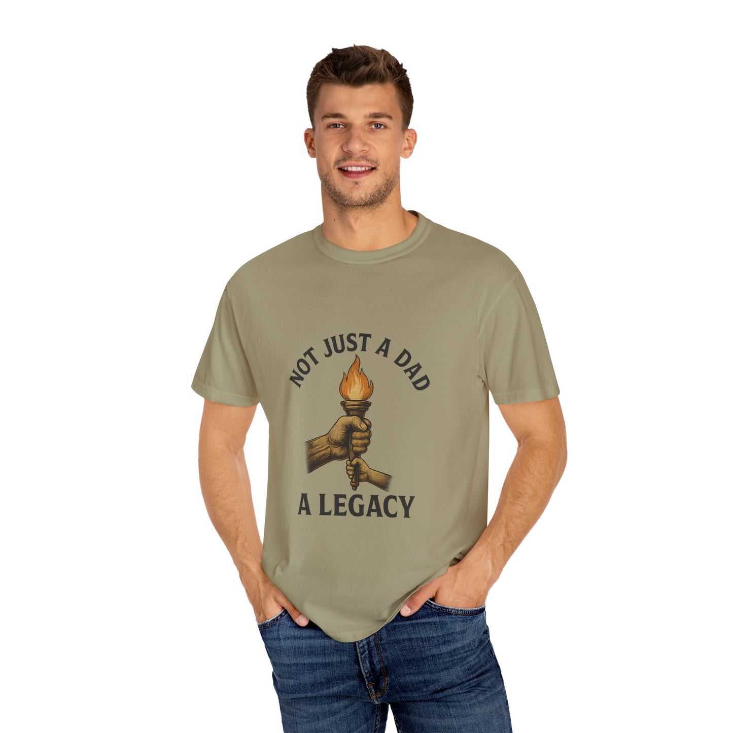 Not Just A Dad Unisex Garment-Dyed T-shirt - A Legacy Tribute Tee for Fathers
