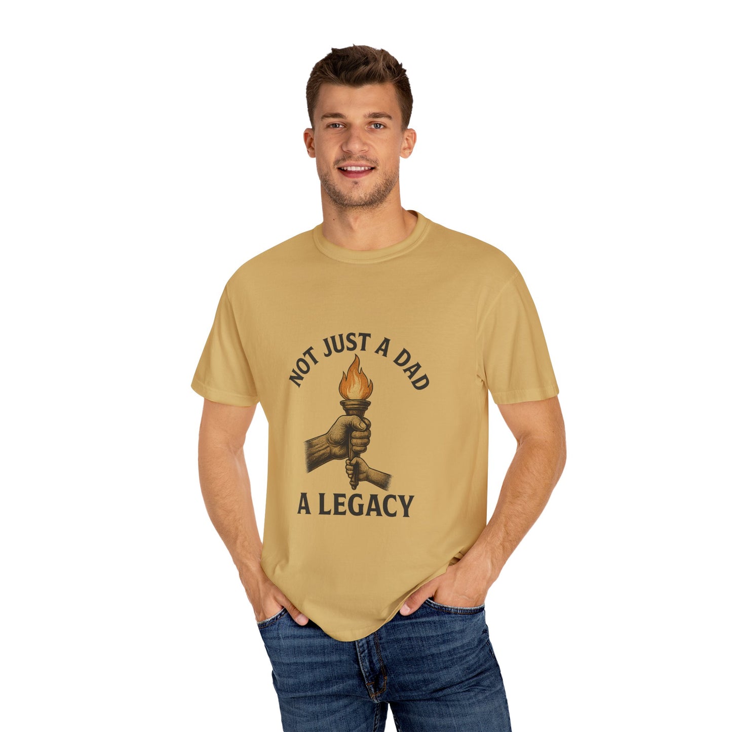 Not Just A Dad Unisex Garment-Dyed T-shirt - A Legacy Tribute Tee for Fathers