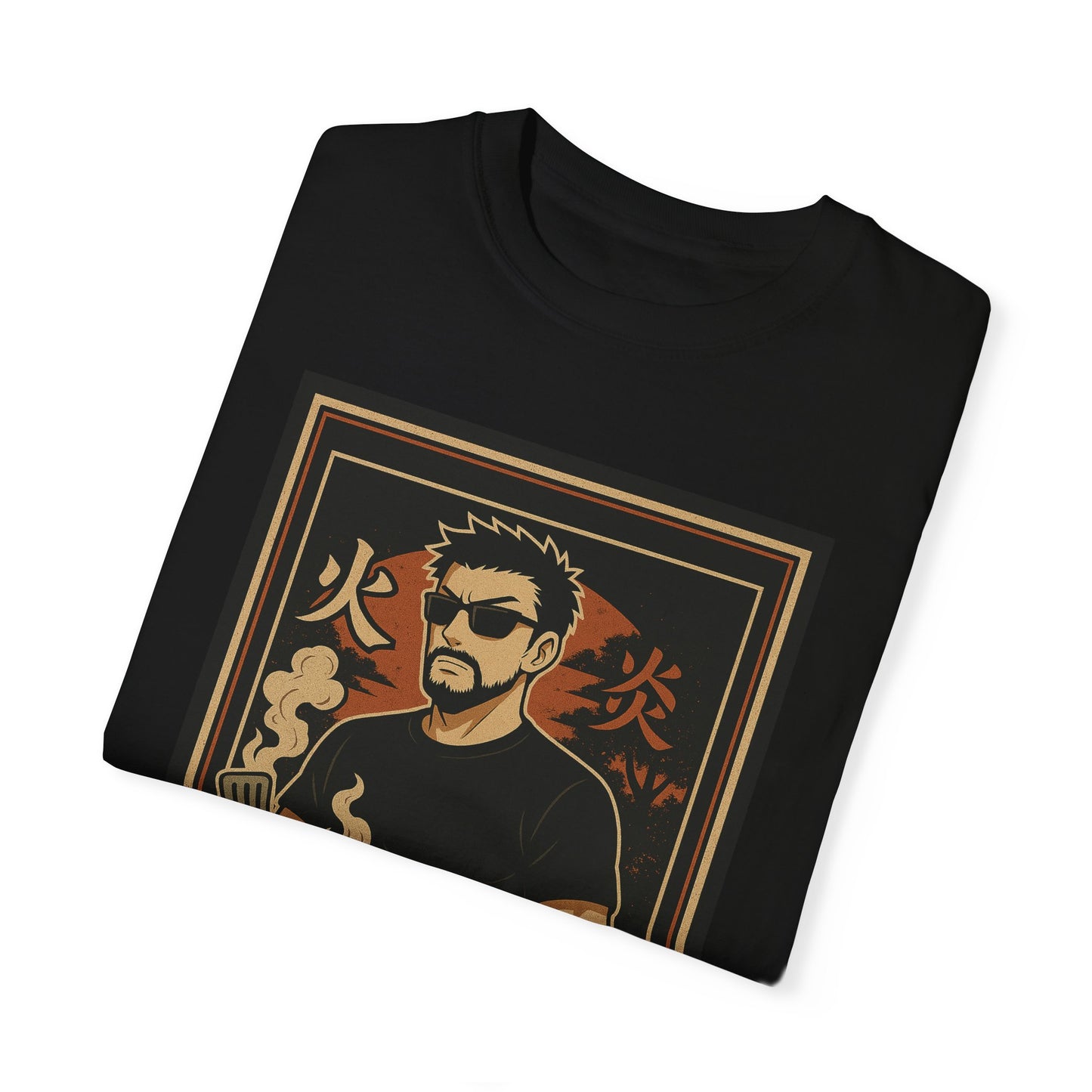 Grill Sensei Unisex Garment-Dyed T-shirt - Fun BBQ Tee for Grill Lovers