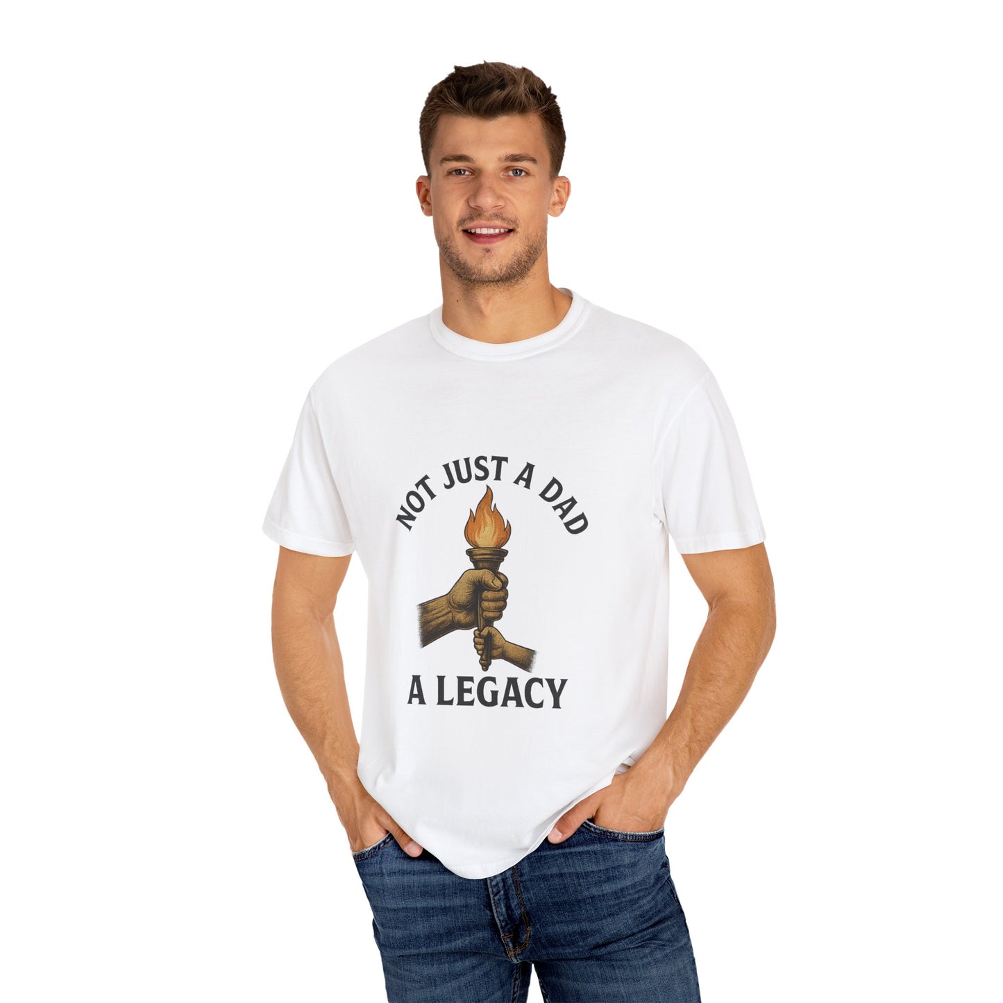 Not Just A Dad Unisex Garment-Dyed T-shirt - A Legacy Tribute Tee for Fathers